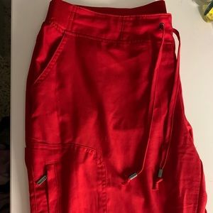 Greys Anatomy Red Scrubs pants